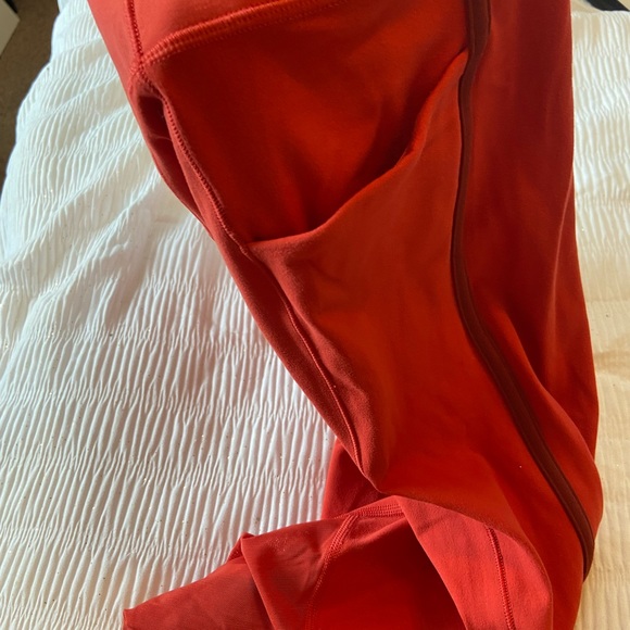 Red-orange pants, size x small - Picture 3 of 4